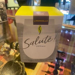 Salute limoncello candle